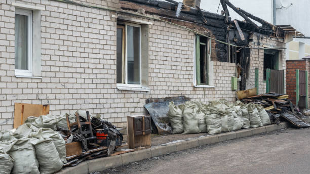 Professional Soot Cleanup technician working in Valrico, FL